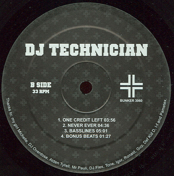 DJ Technician : My Beat Is A Monster (12")