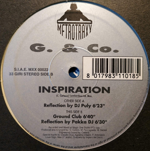 G & Co : Inspiration (12")