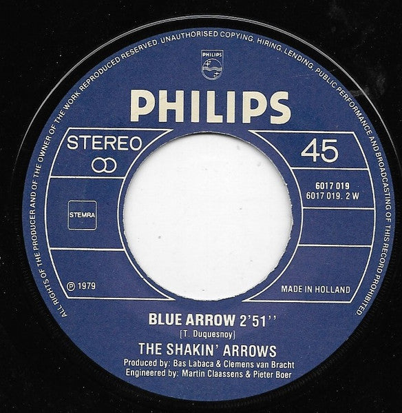 The Shakin' Arrows : La Paloma (7", Single)