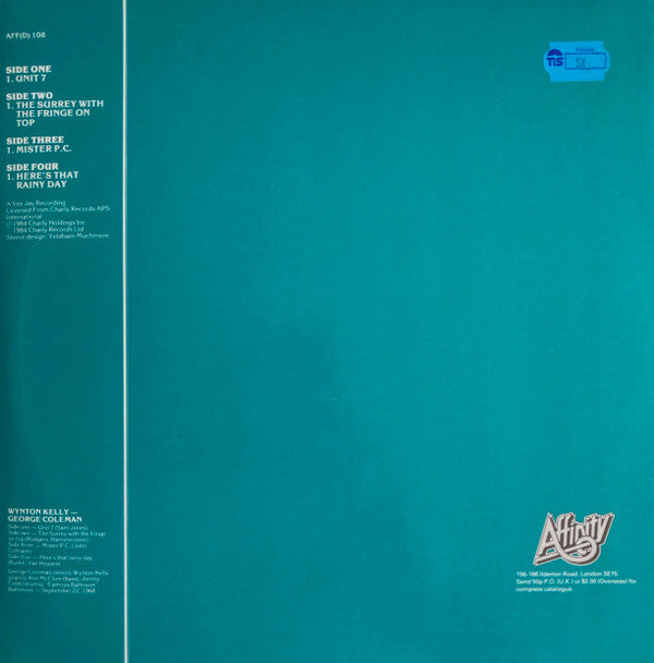 Wynton Kelly, George Coleman : Live In Baltimore (2xLP, RE)