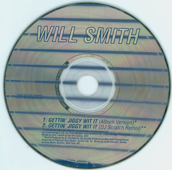Will Smith : Gettin' Jiggy Wit It (CD, Single, Car)