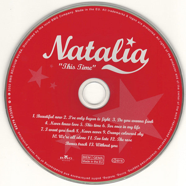 Natalia (3) : This Time (CD, Album)