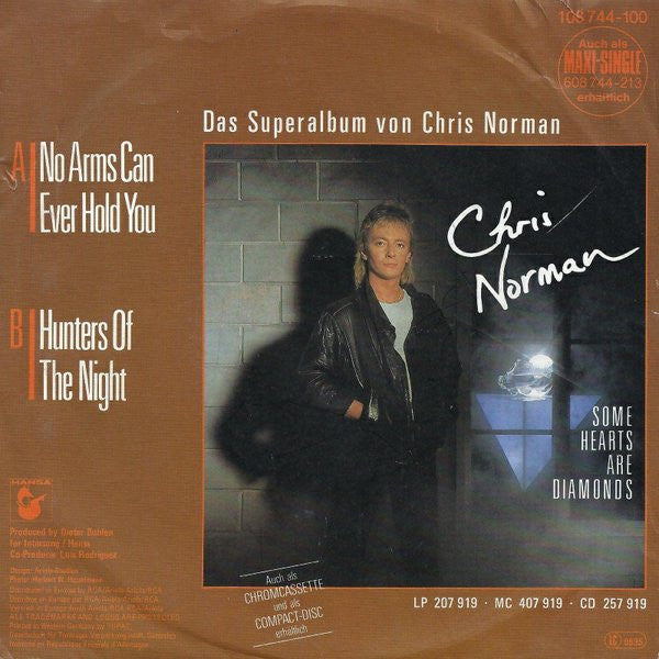 Chris Norman : No Arms Can Ever Hold You / Hunters Of The Night (7", Single)