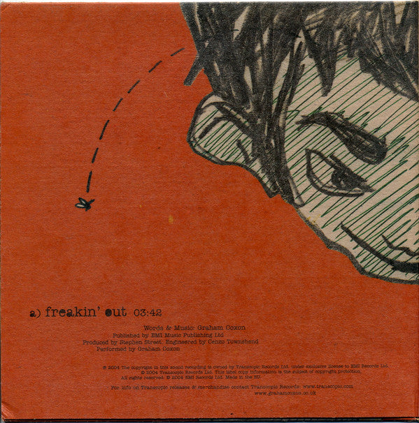 Graham Coxon : Freakin' Out / All Over Me (7", Single, Ltd, Gat)