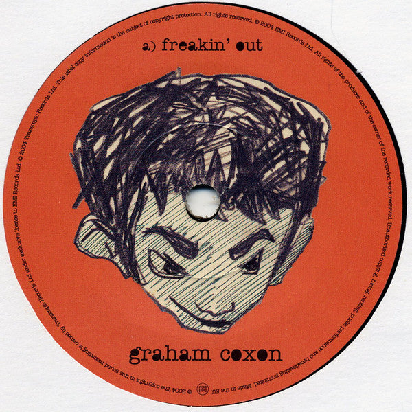 Graham Coxon : Freakin' Out / All Over Me (7", Single, Ltd, Gat)