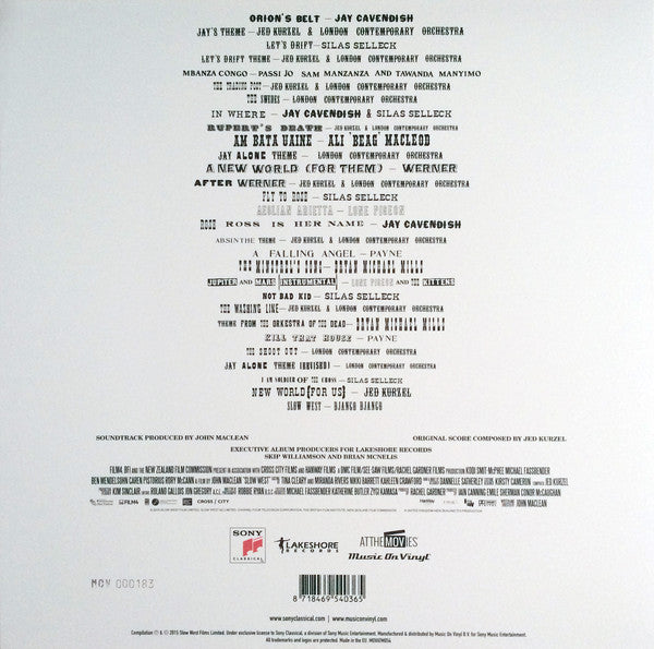 Various : Slow West (Original Motion Picture Soundtrack) (LP, Ltd, Num, 180)