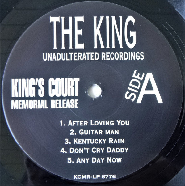 The King (13) : The King Unadulterated Recordings (10", Comp, Unofficial)