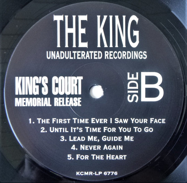 The King (13) : The King Unadulterated Recordings (10", Comp, Unofficial)