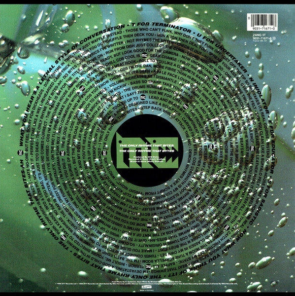 MC Tunes Versus 808 State : The Only Rhyme That Bites (12")