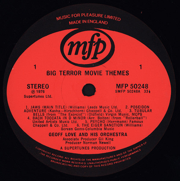 Geoff Love, Geoff Love & His Orchestra : Big Movie Themes (3xLP, Comp)