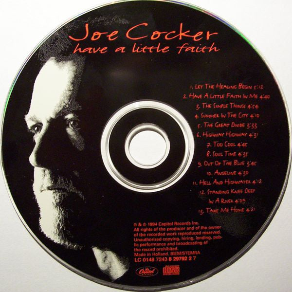 Joe Cocker : Have A Little Faith (CD, Album)