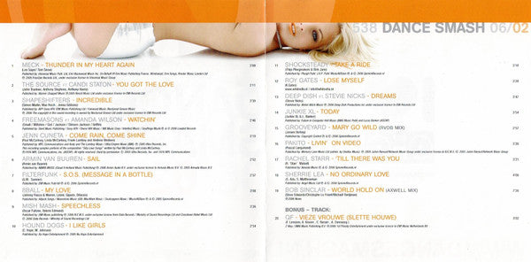 Various : 538 Dance Smash 06/02 (CD, Comp)