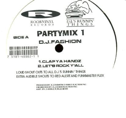 DJ Fashion : Partymix 1 (12")