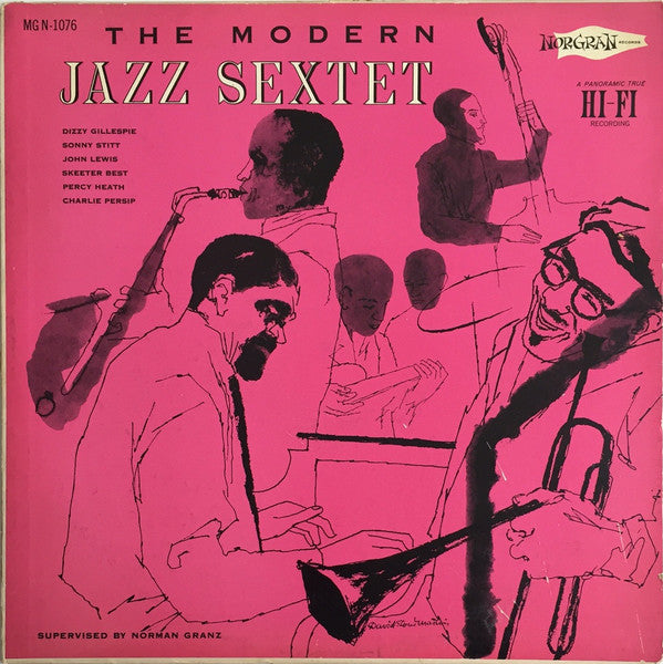 The Modern Jazz Sextet : The Modern Jazz Sextet (LP, Album, Mono, Yel)