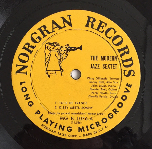 The Modern Jazz Sextet : The Modern Jazz Sextet (LP, Album, Mono, Yel)