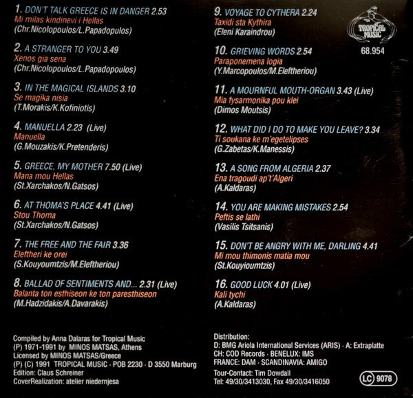 Γιώργος Νταλάρας : The Greek Voice (CD, Comp)