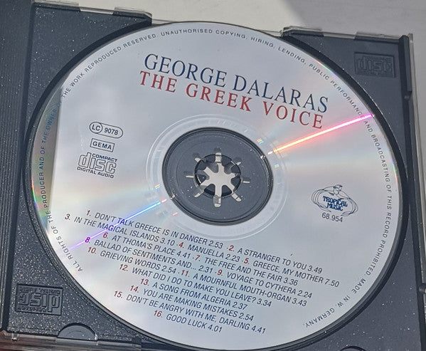 Γιώργος Νταλάρας : The Greek Voice (CD, Comp)