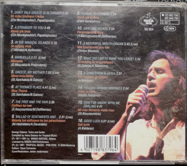 Γιώργος Νταλάρας : The Greek Voice (CD, Comp)