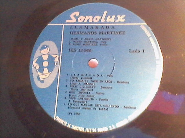 Hermanos Martínez : Llamarada (LP, Album)