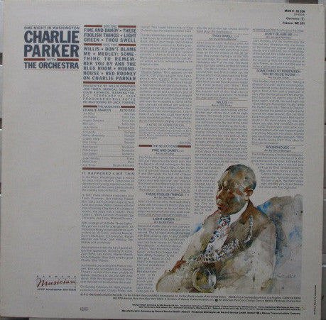 Charlie Parker With The Orchestra (4) : One Night In Washington (LP, Album)