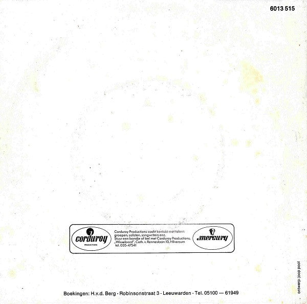 Road : Zeeland 1953 / Memories (7", Single)