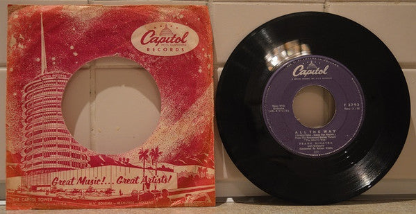 Frank Sinatra : All The Way / Chicago (7", Single)