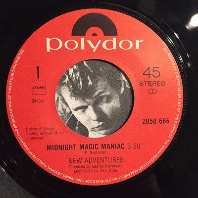 New Adventures : Midnight Magic Maniac (7", Single)