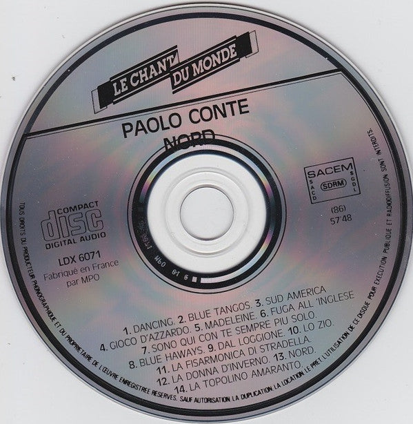 Paolo Conte : Nord (CD, Comp)