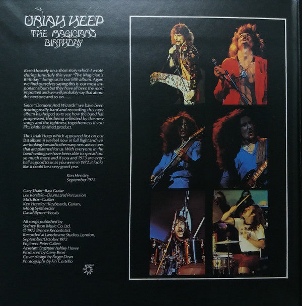 Uriah Heep : The Magician's Birthday (CD, Album, Ltd, RE, RM, 20b)