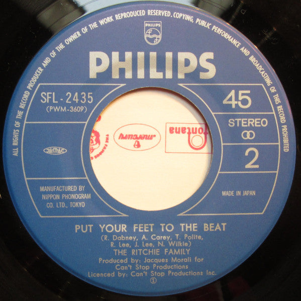 The Ritchie Family : It's A Man's World (7", Single)