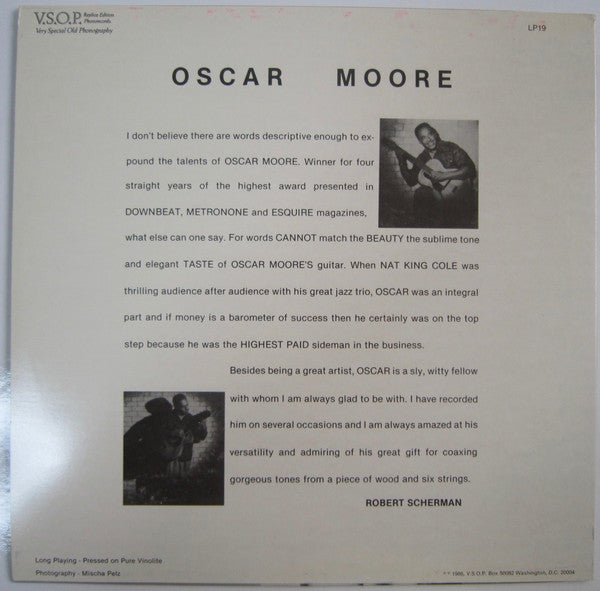 Oscar Moore Quartet* : Oscar Moore (LP, Album, RE)