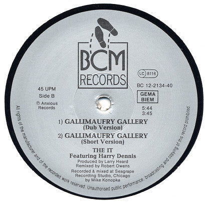 The It : Gallimaufry Gallery (12")