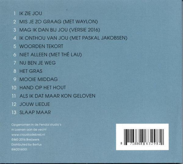 Claudia de Breij : Alles Is Goed (CD, Album)