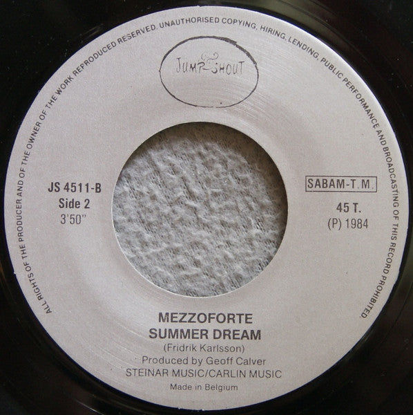 Mezzoforte : Spring Fever (7", Single)