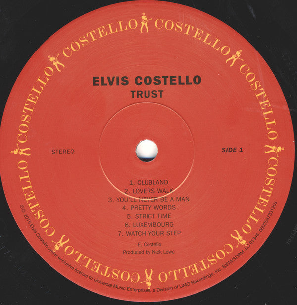 Elvis Costello & The Attractions : Trust (LP, Album, RE, 180)