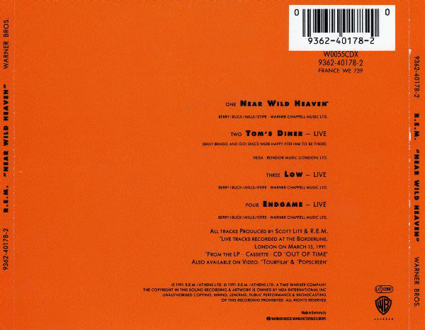 R.E.M. : Near Wild Heaven (CD, Maxi, Ltd)