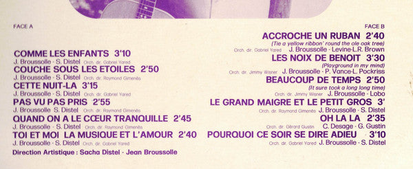 Sacha Distel : La Musique Et L'Amour (LP, Album)