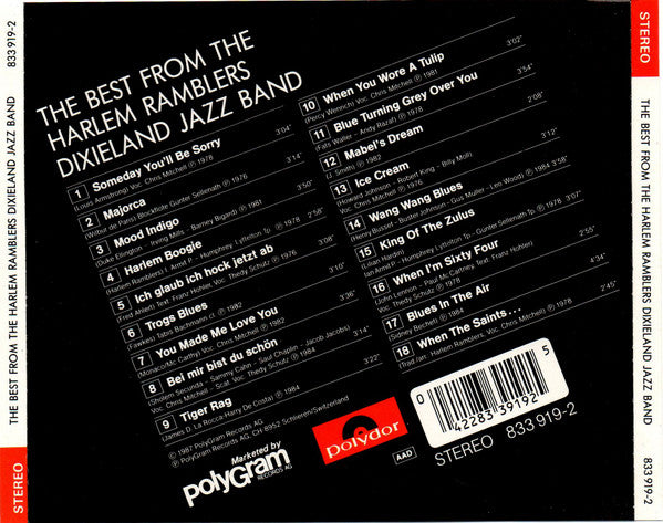 The Harlem Ramblers : The Best From The Harlem Ramblers (CD, Comp)