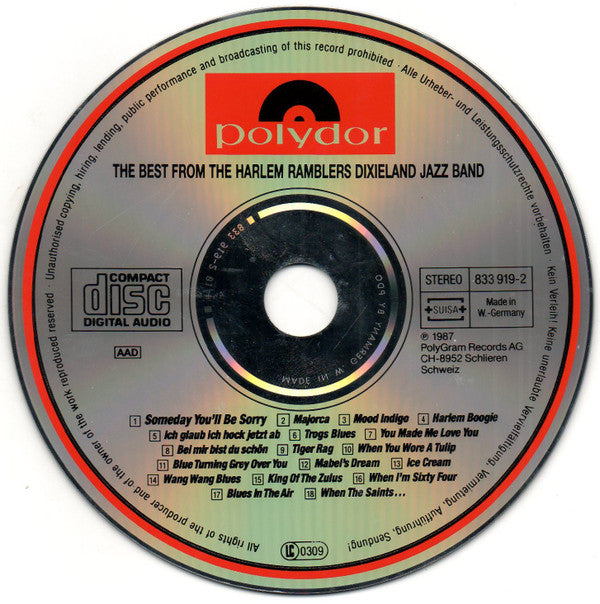 The Harlem Ramblers : The Best From The Harlem Ramblers (CD, Comp)