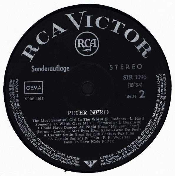 Peter Nero : Peter Nero (LP, Comp, Club)
