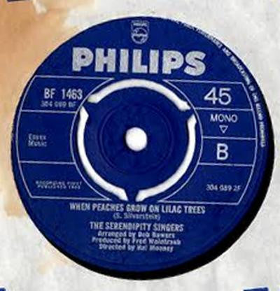 The Serendipity Singers : Plastic (7", Single)