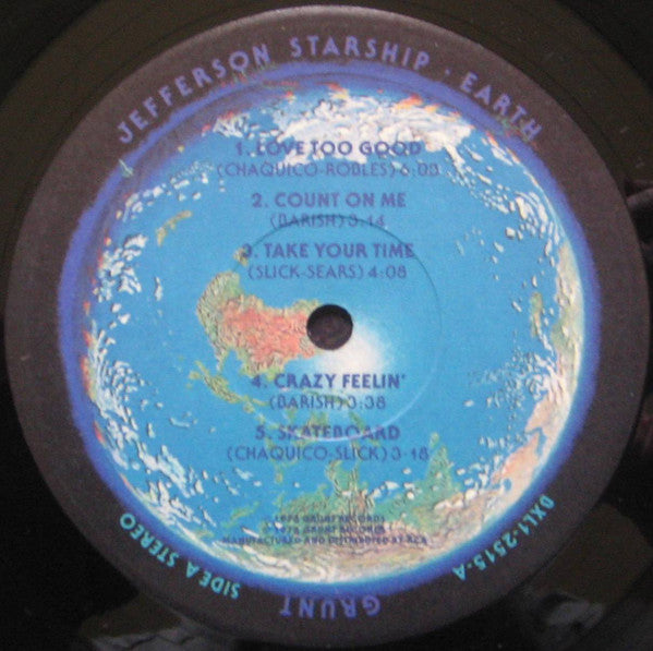 Jefferson Starship : Earth (LP, Album)