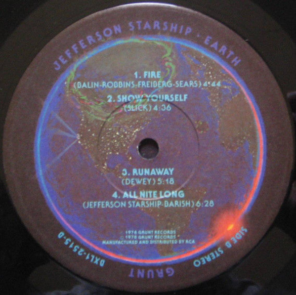 Jefferson Starship : Earth (LP, Album)