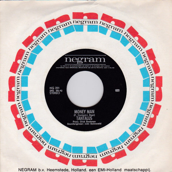 Tantalus (4) : Money Man (7", Single)