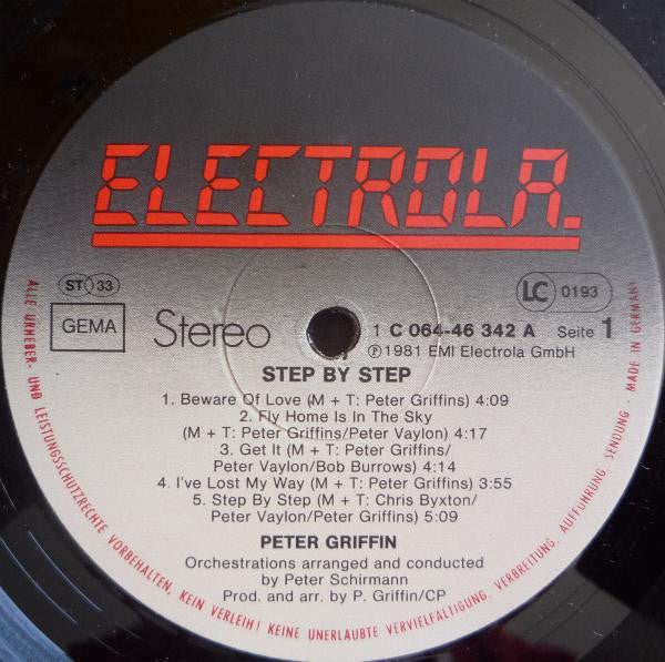 Peter Griffin : Step By Step (LP, Album)