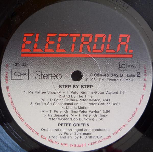 Peter Griffin : Step By Step (LP, Album)