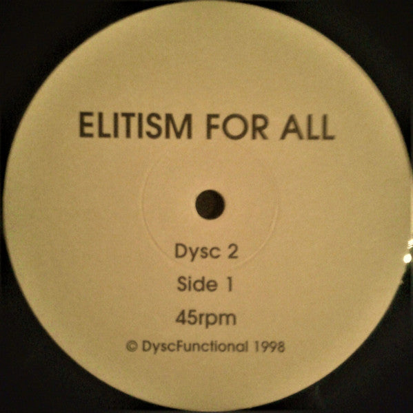 Various : Elitism For All (10")