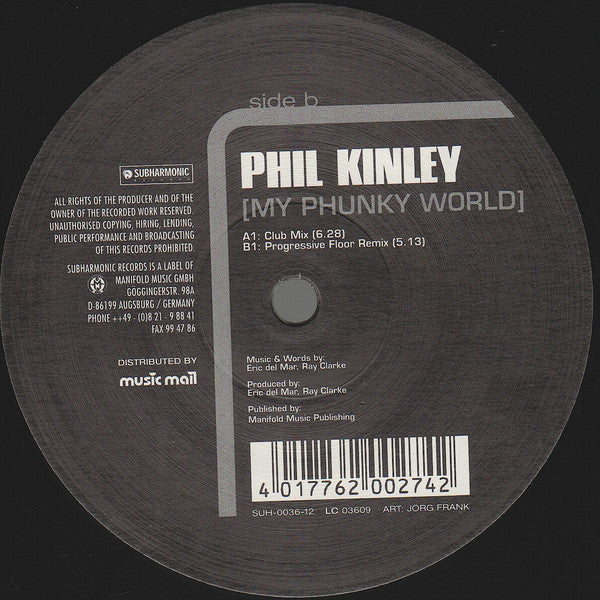 Phil Kinley : My Phunky World (12")