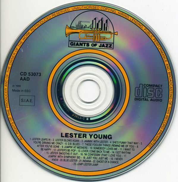 Lester Young : 1943 - 1947 (CD, Comp)