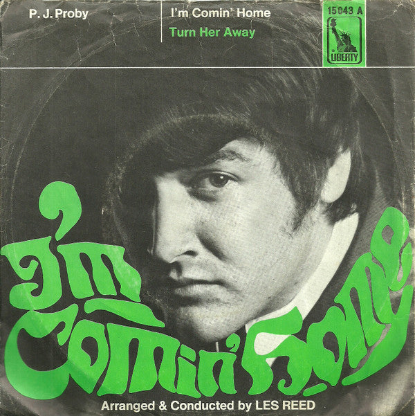 P.J. Proby : I'm Comin' Home (7", Single)